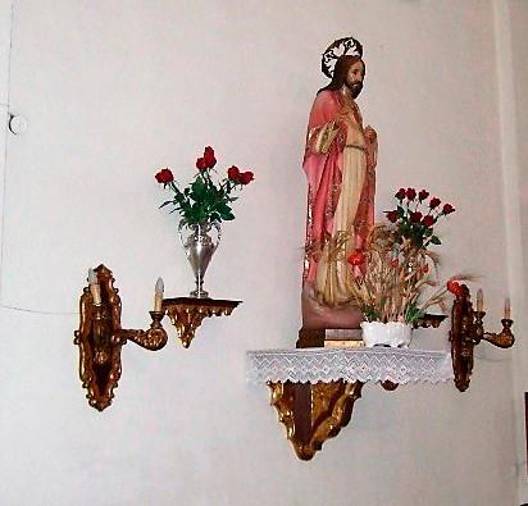 <i>Imagen del Sagrado Corazón de Jesús.</i>