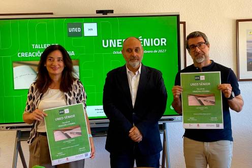 <i>Foto de la presentación del Curso Mayores UNED. / Ayuntamiento de Jaén. </i>