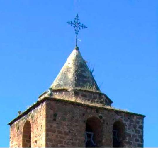 <i>Detalle de la cubierta del chapitel y el remate de la Torre</i>