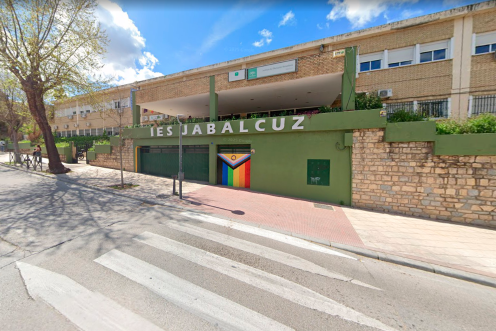 <i>El Instituto de Educación Secundaria Jabalcuz, en una imagen de archivo. / Google Maps.</i>