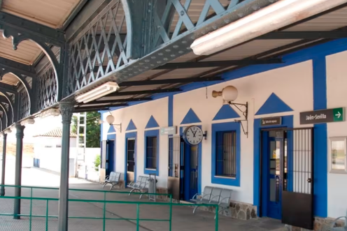 <i>Estación de Vilches. Archivo. / Junta de Andalucía.</i>