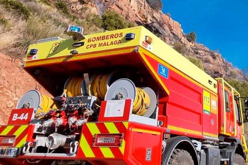 <i>Vehículo del Consorcio Provincial de Bomberos (CPB) de Málaga. / Archivo.</i>