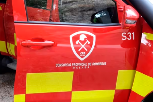 <i>Imagen de archivo de un vehículo de bomberos del Consorcio Provincial de Málaga. / E. Press</i>