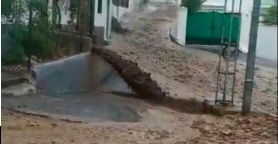 Diluvio en La Hortichuela (Alcalá la Real)