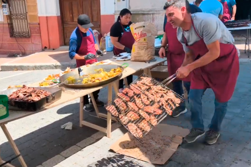 <i>Degustación del cordero segureño. / Pablo Espinosa / Diario JAÉN.</i>