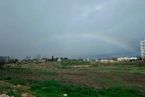 <i>Arco iris sobre el Bulevar.</i>