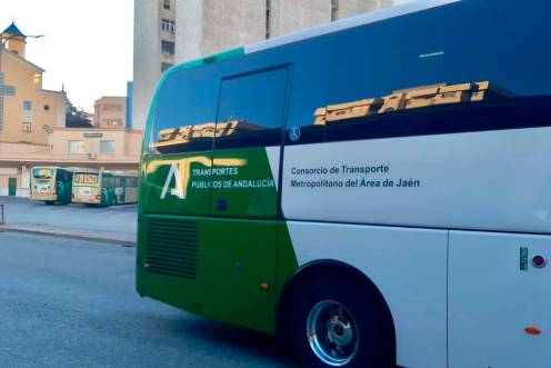 <i>Estación de autobuses de Jaén. Archivo. / Junta de Andalucía.</i>