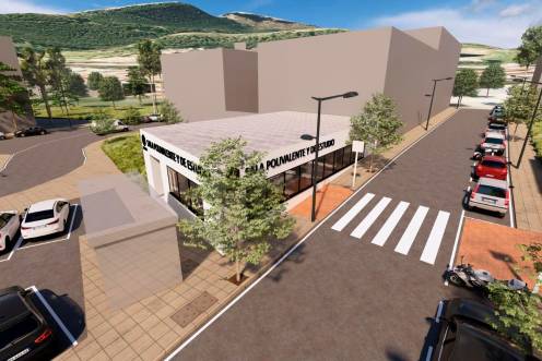 <i>Infografía de la futura sala de estudio. / Ayuntamiento de Jaén.</i>