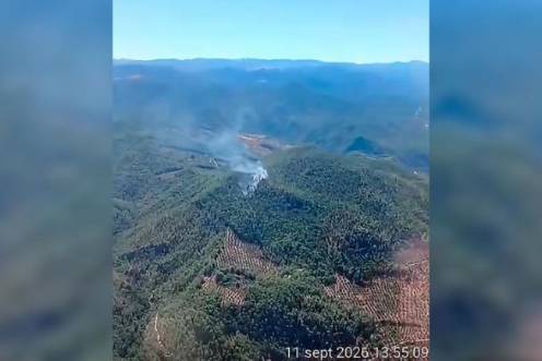 <i>Incendio en paraje “Cerro de Hornos”. / Plan Infoca. </i>