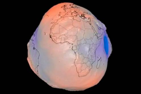 <i>El geoide. / NASA. </i>