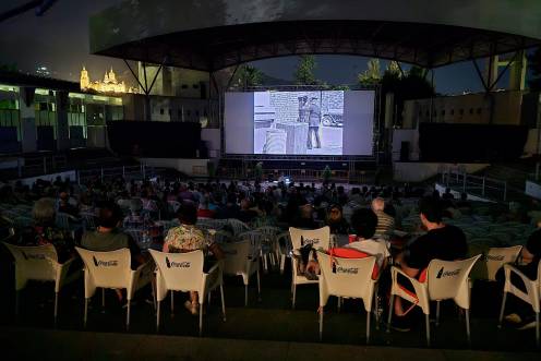 <i>Foto de archivo de cine mudo y música en directo. / Ayuntamiento de Jaén. </i>