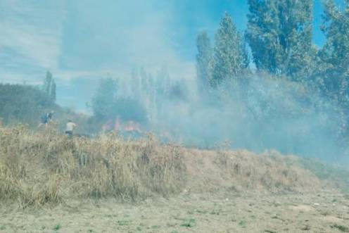 <i>Declarado un incendio en Santiago Pontones. / Plan Infoca. </i>