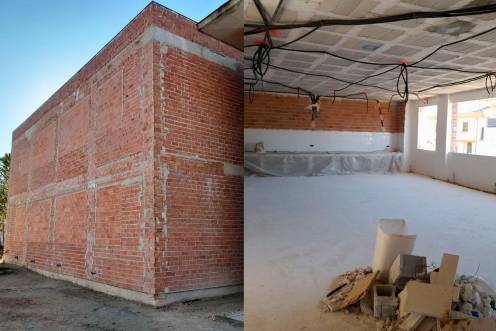 <i>Obras en el IES San Felipe Neri de Martos. / Junta de Andalucía. </i>