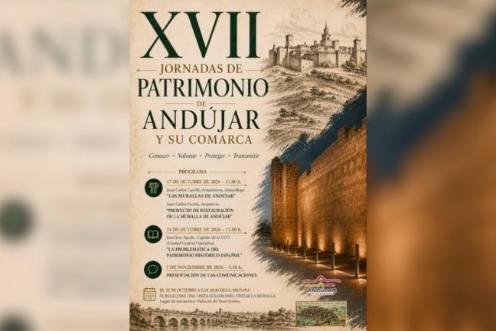 <i>Cartel de las XVII Jornadas del Patrimonio de Andújar. / Ayuntamiento de Andújar. </i>
