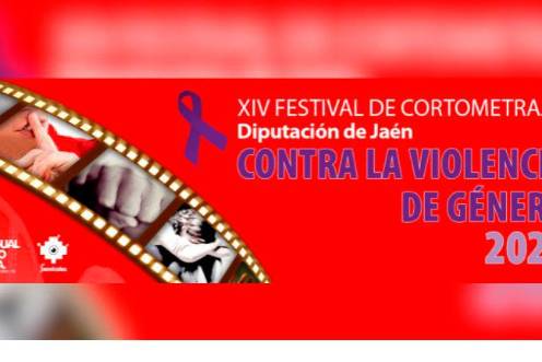 <i>Cartel oficial del XIV Festival de Cortometrajes contra la Violencia de Género. / Diputación de Jaén. </i>