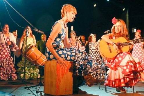 <i>Concierto solidario organizado por Jacaranda. / Archivo Histórico de Diario JAÉN.</i>