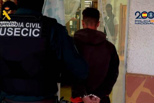<i>Uno de los detenidos por un presunto fraude al SEPE. / Guardia Civil.</i>