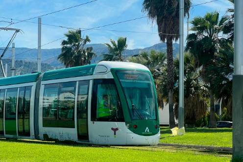 <i>Tranvía de Jaén. / Jason Moyano / Diario JAÉN. </i>
