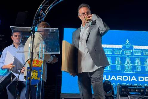 Santi Rodríguez pregonó el inicio de las fiestas y fue nombrado Hijo Adoptivo. / Ana Isabel Bravo / Diario JAÉN.