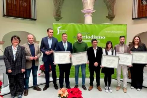 <i>Entrega del Premio de Periodismo y Comunicación Local 2025. / Diputación de Jaén. </i>