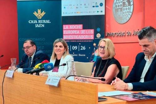 <i>Presentación de La Noche Europea de los Investigadores. / Universidad de Jaén. </i>