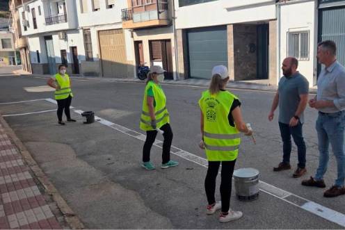<i>Visita a las obras en Jimena. / Diputación de Jaén.</i>