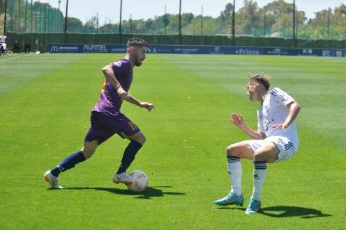 <i>Mario Martos durante el partido contra el Marbella FC en 2023. / Francisco Gaitán / Diario JAÉN. </i>