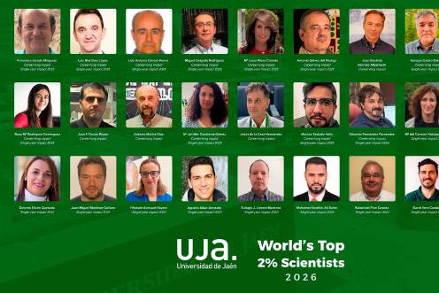 <i>Los investigadores más citados. / UJA.</i>