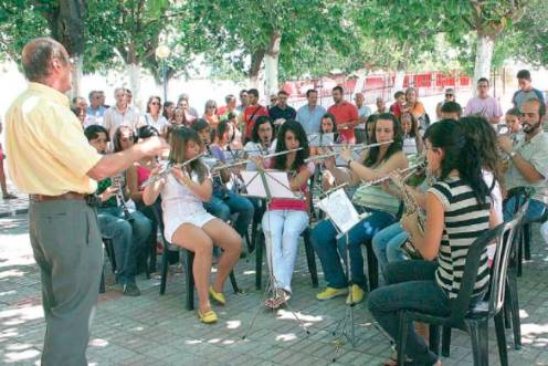<i>Acto de clausura del XIII Curso y Festival de Música “Ciudad de Jamilena”. / Archivo histórico Diario JAÉN. </i>