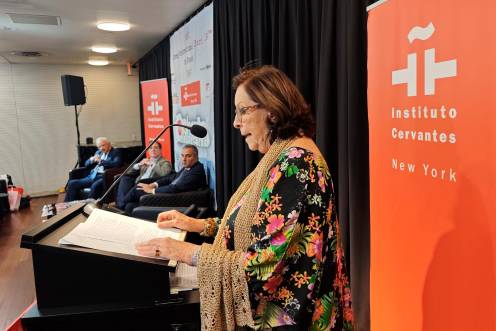 <i>Socorro Mármol Brís, escritora y ganadora del Premio de Poesía en 2024.</i>