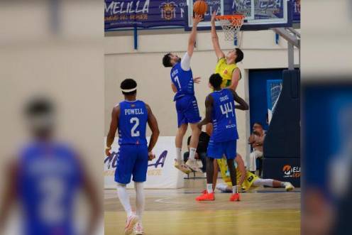 <i>Los jiennenses presentaron resistencia en dos cuartos. / Melilla Basket. </i>