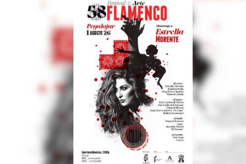 <i>Cartel del 58º Festival Flamenco Pegalajar. / Diputación de Jaén. </i>