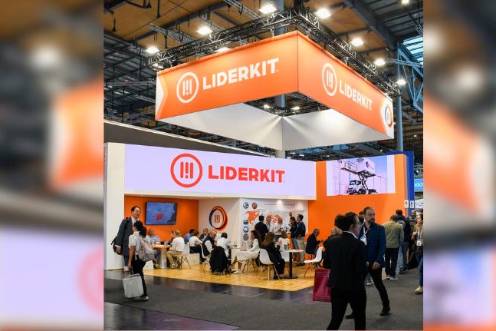 <i>Liderkit participa con “stand” propio en la IAA Transportation de Hannover. / Liderkit. </i>