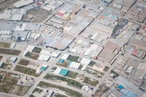 <i>Vista aérea del Polígono Industrial de Los Olivares. Archivo. / Ayuntamiento de Jaén.</i>