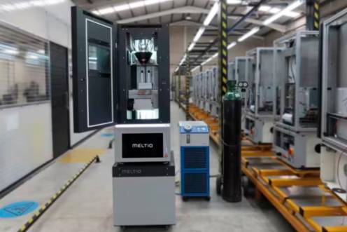 <i>Impresora 3D en las Instalaciones de Meltio. / Europa Press. </i>