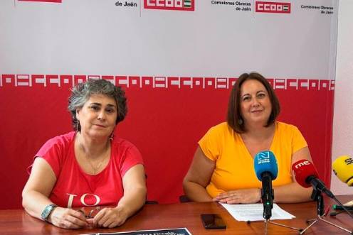 <i>Presentación del informe de CCOO sobre la situación de la vivienda en Jaén. / CCOO Jaén. </i>