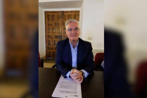 <i>Antonio Gil Muñoz, presidente de la Asociación de Empresas de Servicios a Aseguradoras y Afines (AESA). / Jason Moyano / Diario JAÉN.</i>