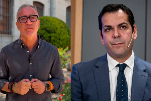 <i>Luis Mariano Camacho y Juan Diego Requena. / Europa Press. </i>