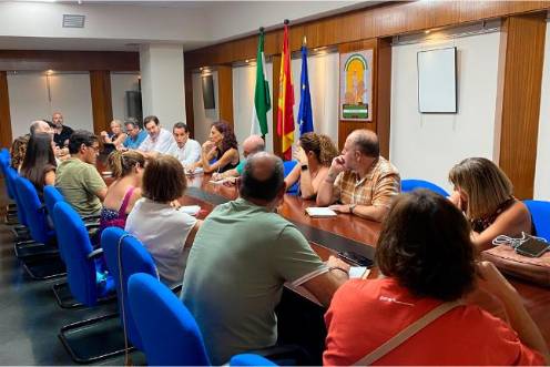 <i>Reunión de transporte. / Junta de Andalucía. </i>