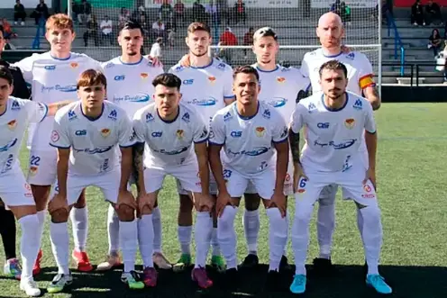 <i>Alineación del Martos CD en un partido de esta temporada.</i>