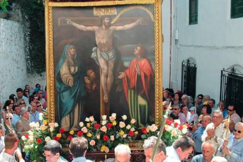 <i>Procesión en honor al Santísimo Cristo de Chircarles. / Miguel Ángel Medina / Diario JAÉN. </i>
