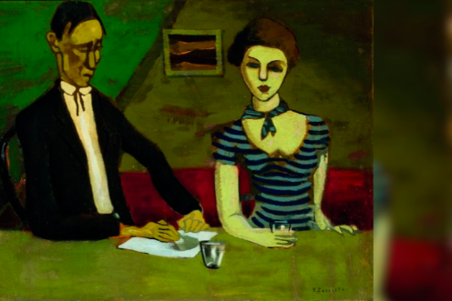 <i>Vista del cuadro “La pareja”. / Europa Press. </i>