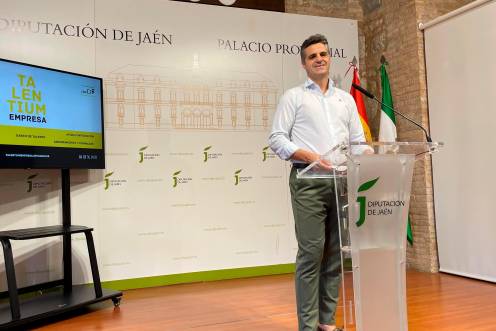 <i>Presentación de la VI edición de la Comunidad de Talento Jiennense. / Diputación de Jaén. </i>