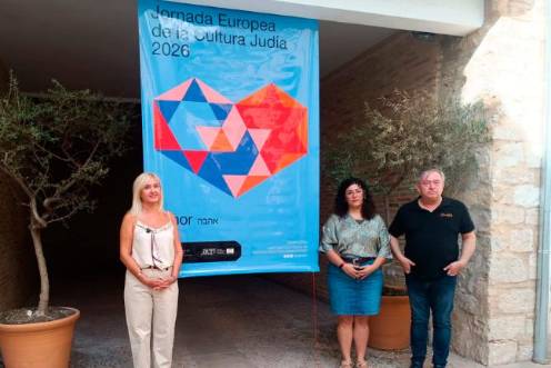 <i>Durante la presentación de la Jornada Europea de la Cultura Judía. / Ayuntamiento de Jaén. </i>