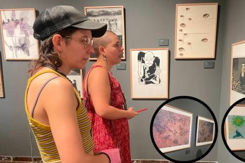 <i>Muestra “(IN)visibles. Un Mapeo afectivo de la censura”. / Ana Lechuga / Diario JAÉN.</i>