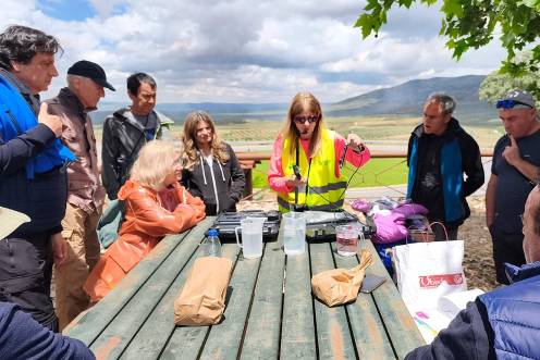 <i>Los participantes de Geolodía 2026 en Castellar. / UJA.</i>