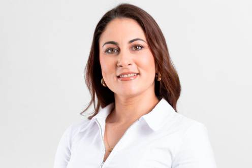 <i>Loli Montávez Sánchez, candidata número uno de Por Andalucía en Jaén al Parlamento andaluz.</i>
