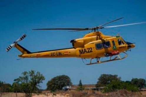 <i>Un helicóptero del Infoca. Archivo. / María José López / Europa Press.</i>