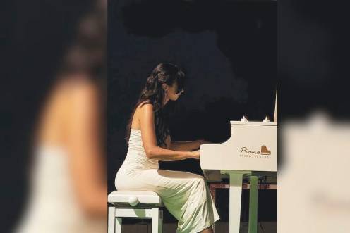 <i>La pianista Alba Fajardo.</i>