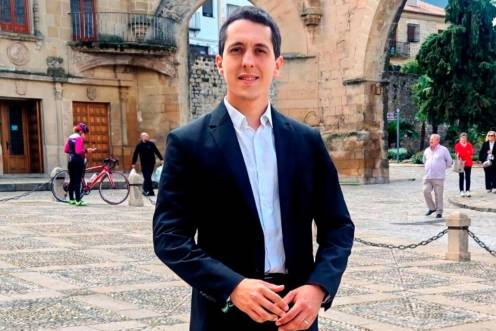 <i>Luis García Millán, candidato número uno de JM+ al Parlamento andaluz.</i>